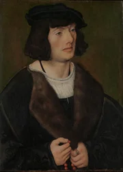 Portret van een man met een rozenkrans, ca. 1508